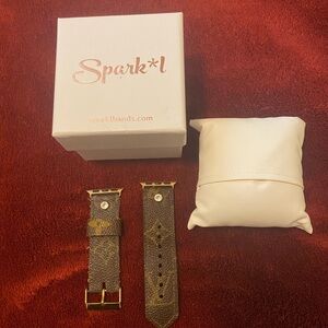 Authentic Sparkl brand LV Apple Watch wrist band
